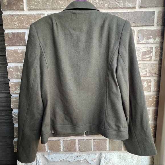 Compagnie Internationale Express 100% wool green vintage zip up collared jacket8 - Picture 3 of 8